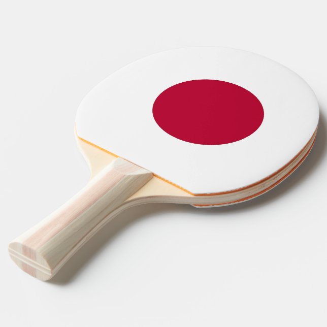 Pingpongpaddel mit japanischer Flagge Tischtennis Schläger (Vorderseite)