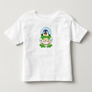 Pinguin als Astronaut mit Kostüm Kleinkind T-shirt