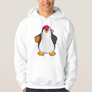 Pinguin als Basketballspieler mit Basketball Hoodie