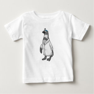 Pinguin als Doktor mit Doctor's Coat Baby T-shirt
