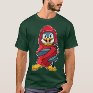Pinguin als Feuerwehrmann mit Feuerlöscher T-Shirt