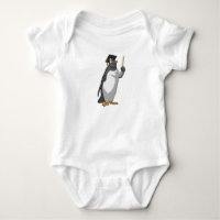 Pinguin als Lehrerin mit Pointer