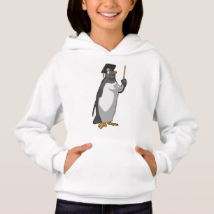 Pinguin als Lehrerin mit Pointer Hoodie