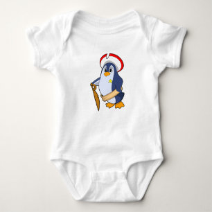 Pinguin als Pirate mit Hut Baby Strampler