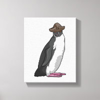 Pinguin als Pirate mit Hut