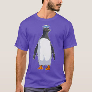 Pinguin als Sailor mit Hut T-Shirt