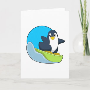 Pinguin als Snowboarder mit Sonowboard.PNG Karte