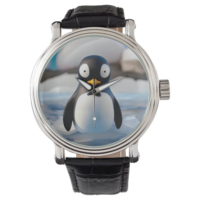 Pinguin Armbanduhr (Vorderseite)