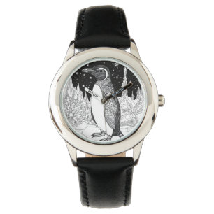 Pinguin Armbanduhr für Kinder
