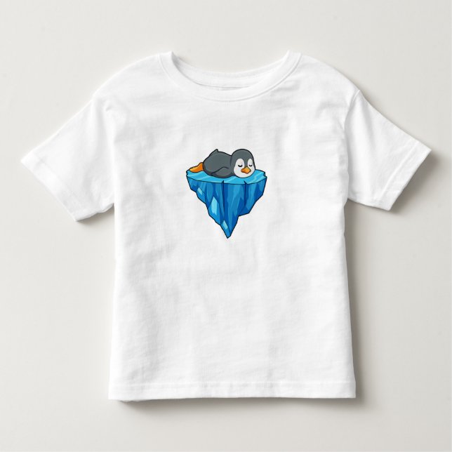 Pinguin auf Eisscholle Kleinkind T-shirt (Vorderseite)