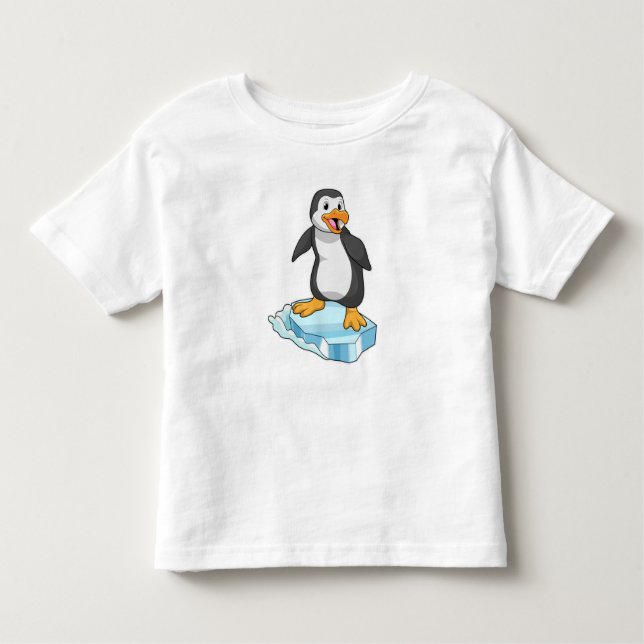 Pinguin auf Eisscholle Kleinkind T-shirt (Vorderseite)