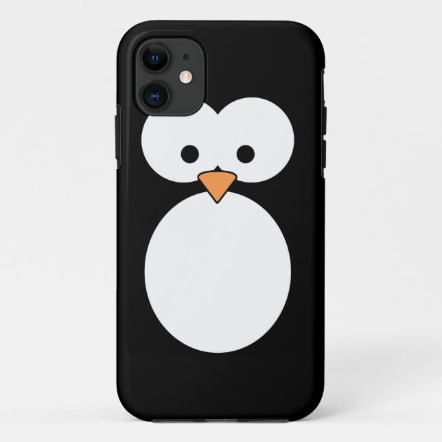 Pinguin-Augen Case-Mate iPhone Hülle (Rückseite)