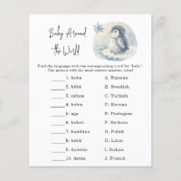 Pinguin - Baby rund um das Weltspiel
