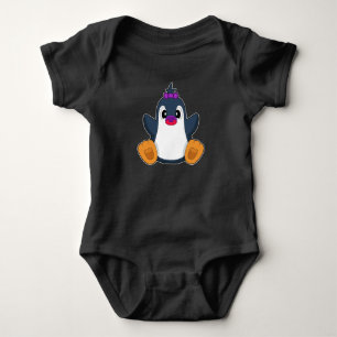 Pinguin Baby Schnuller Strampler