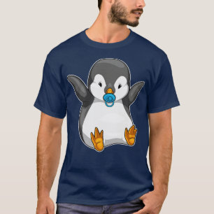 Pinguin Baby Schnuller T-Shirt