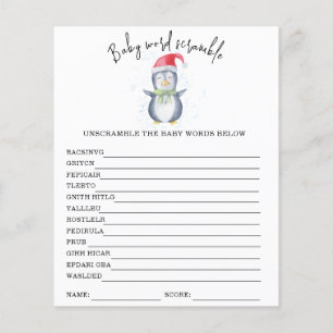 Pinguin - Baby Word Scramble