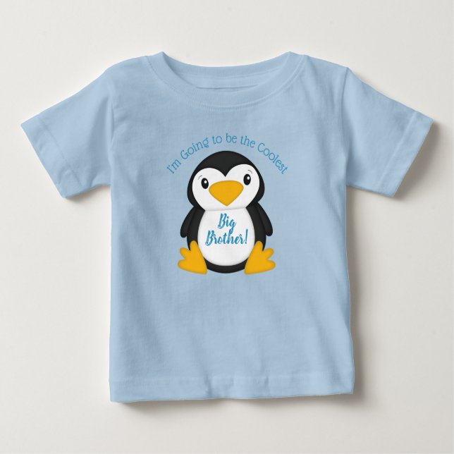 Pinguin-Babydusche Baby T-shirt (Vorderseite)