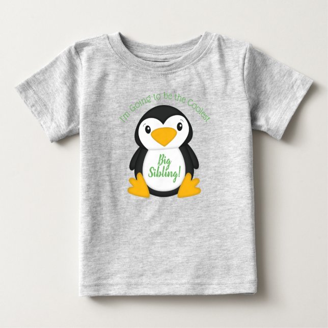 Pinguin-Babydusche Baby T-shirt (Vorderseite)