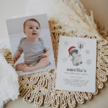 Pinguin Balloon Foto 1. Geburtstag