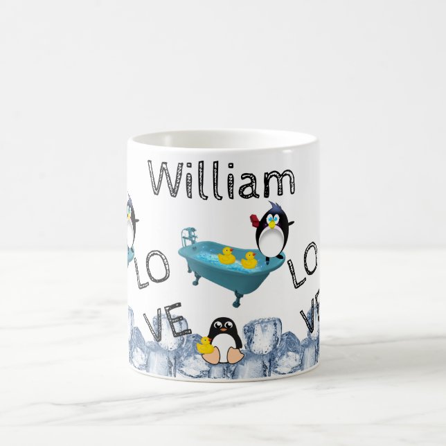 Pinguin Bath Yellow Ducks Tasse (Mittel)