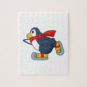 Pinguin bei Ice-Skaten mit Ice-Skaten.PNG Puzzle