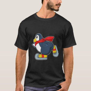 Pinguin bei Ice-Skaten mit Ice-Skaten.PNG T-Shirt