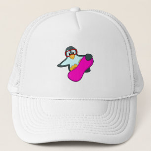 Pinguin bei Snowboard Sports & Ski Gogles Truckerkappe