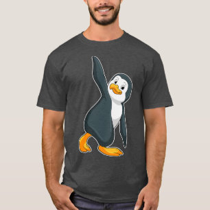 Pinguin bei Yoga-Stretching-Übungen T-Shirt