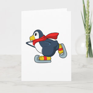 Pinguin beim Eislaufen mit Schlittschuhen.PNG, Sch Karte