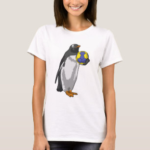 Pinguin beim Handball Sports T-Shirt