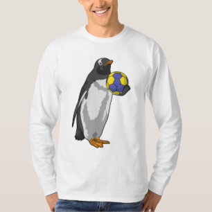 Pinguin beim Handball Sports T-Shirt