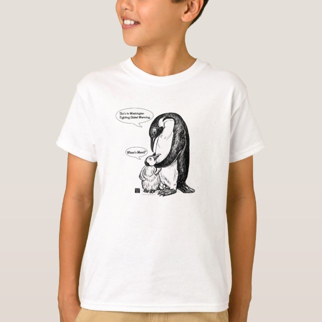 Pinguin-Bewusstsein T-Shirt (Vorderseite)