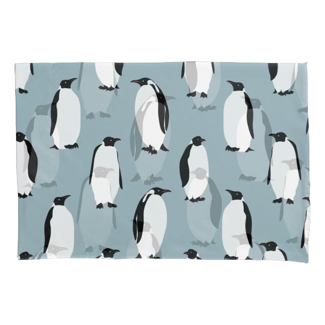 Pinguin Bird Animal Niedlich Pattern Kissenbezug (Vorderseite)