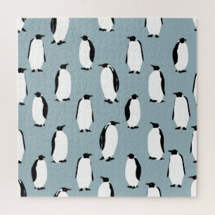 Pinguin Bird Animal Niedlich Pattern Puzzle