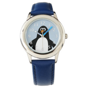 Pinguin Blue Armbanduhr