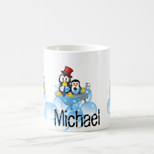 Pinguin-Bubbles-Tasse Kaffeetasse