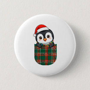 Pinguin Buffalo Kariert Grün Rot Weiß Tasche Chris Button
