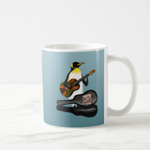 Pinguin-Busse spielen Gitarre Tasse