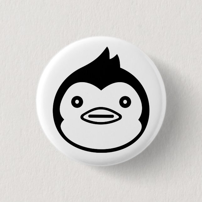 Pinguin-Button Button (Vorderseite)