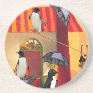 Pinguin-Café Untersetzer