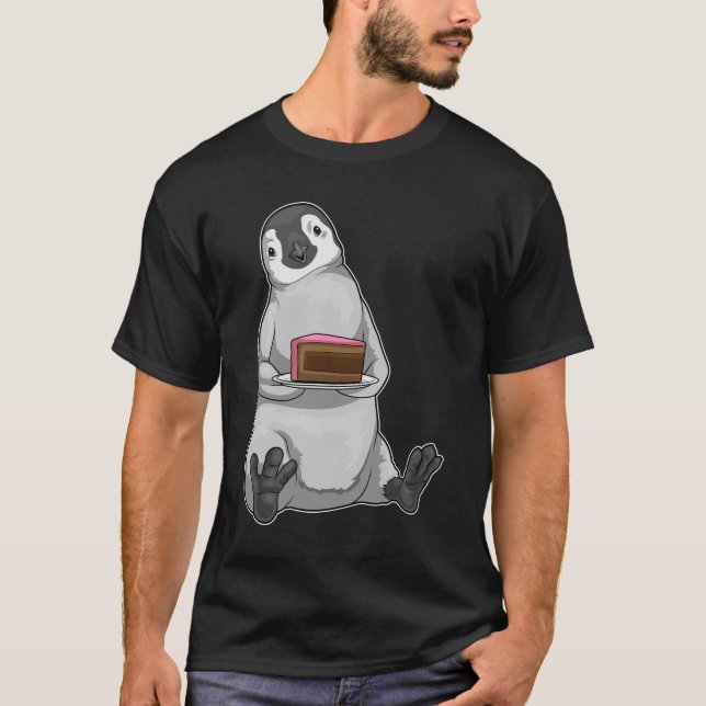 Pinguin Cake T-Shirt (Vorderseite)