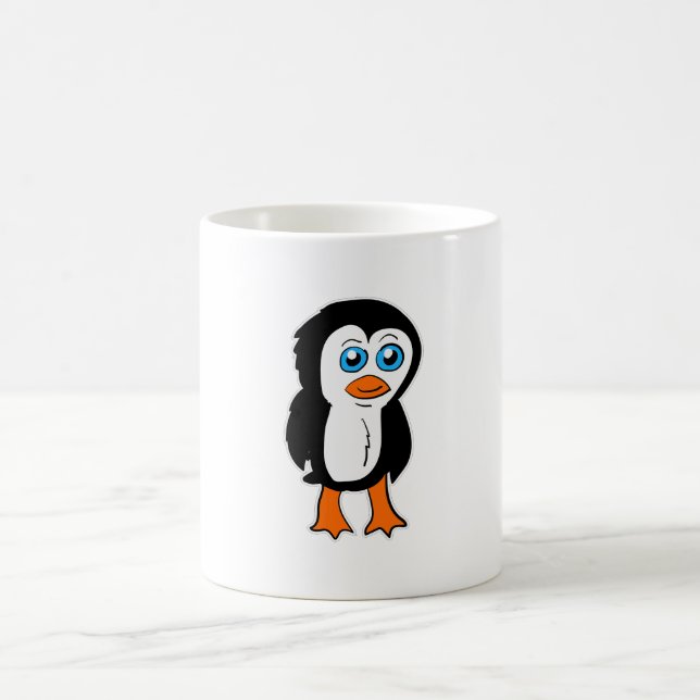 Pinguin-Charakter Kaffeetasse (Mittel)