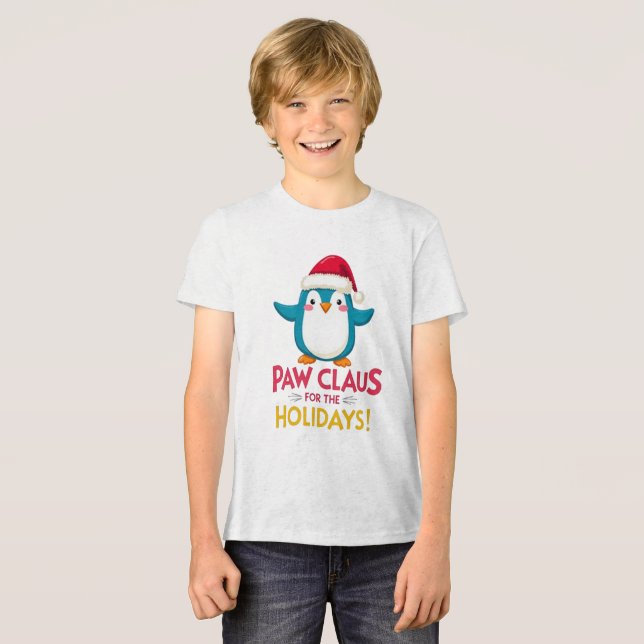 Pinguin Cheer Tri-Blend Shirt (Vorderseite voll)