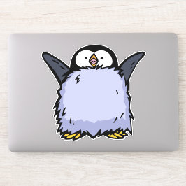 Pinguin Chick Happy Die Sticker