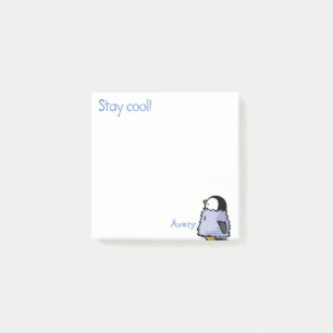 Pinguin Chick - Nachhinweise Post-it Klebezettel