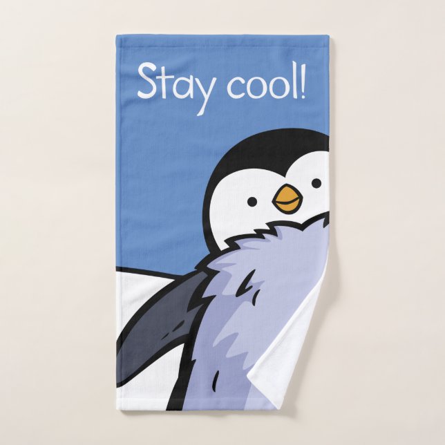 Pinguin Chick Nah Up Badetuch Handtuch (Handtuch)