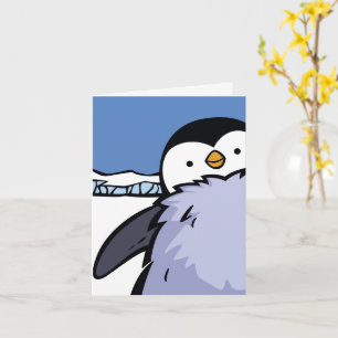 Pinguin Chick Nah Up Grußkarte Karte