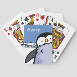 Pinguin Chick Nah Up Players Card Spielkarten