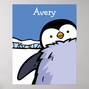 Pinguin Chick Nah Up Poster