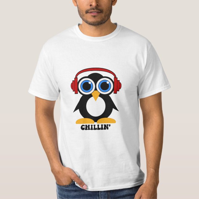 Pinguin chillin T-Shirt (Vorderseite)